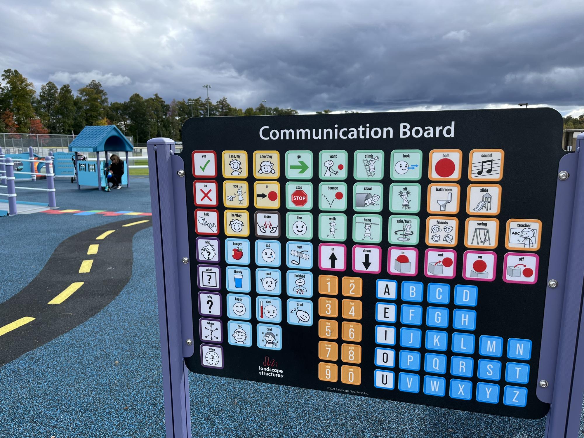 communication board in griffin park