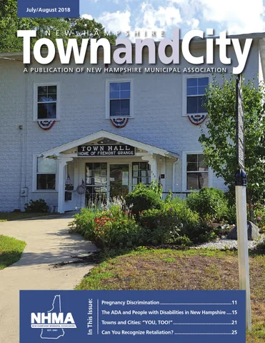 New Hampshire Town and City, July - August, 2018