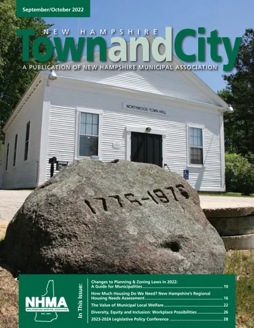 New Hampshire Town and City, September - October, 2022