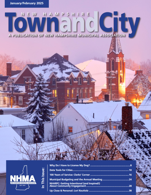 New Hampshire Town and City, January-February 2025