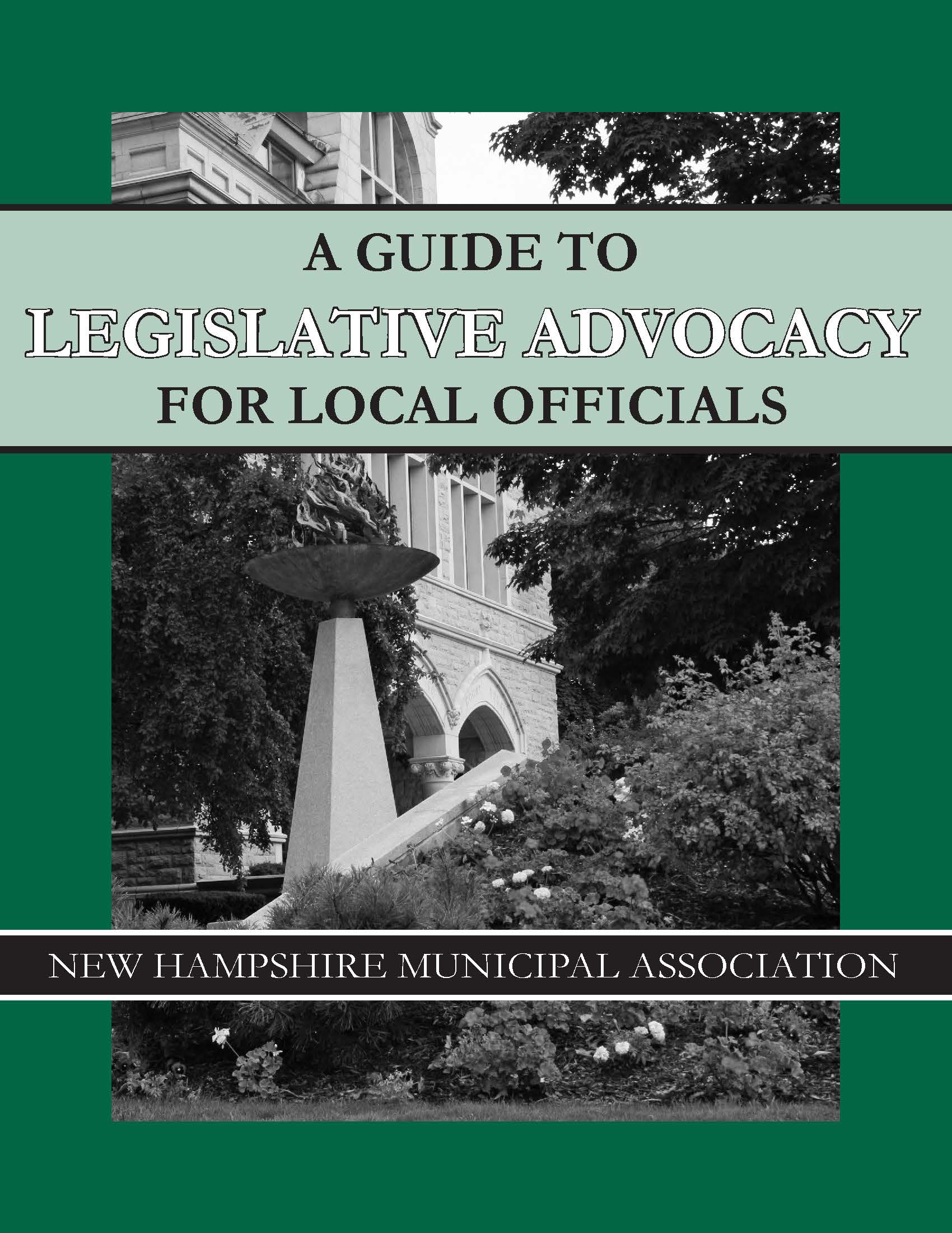 Guide to Legislative Advocacy cover